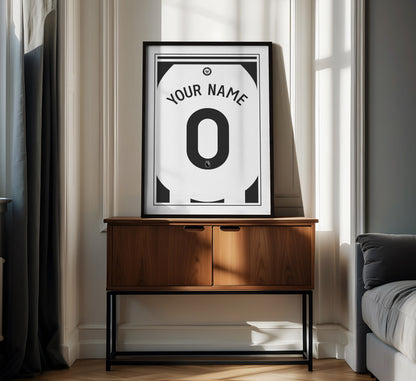 Newcastle United Shirt 24/25 Customisable Poster