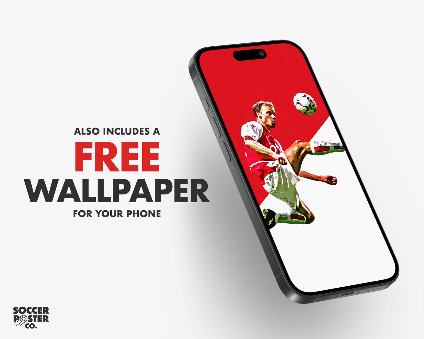 Dennis Bergkamp 4K Icon Poster