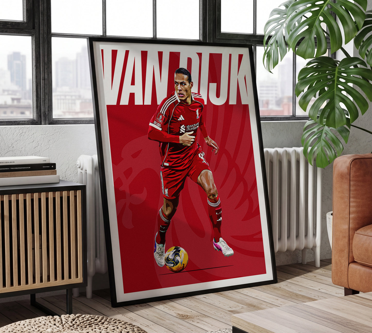 Virgil van Dijk 25/26 4K (Home) Poster