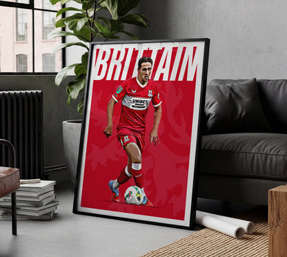 Callum Brittain 25/26 4K (Home) Poster