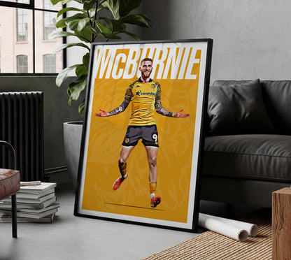 Ollie McBurnie 25/26 4K (Home) Poster