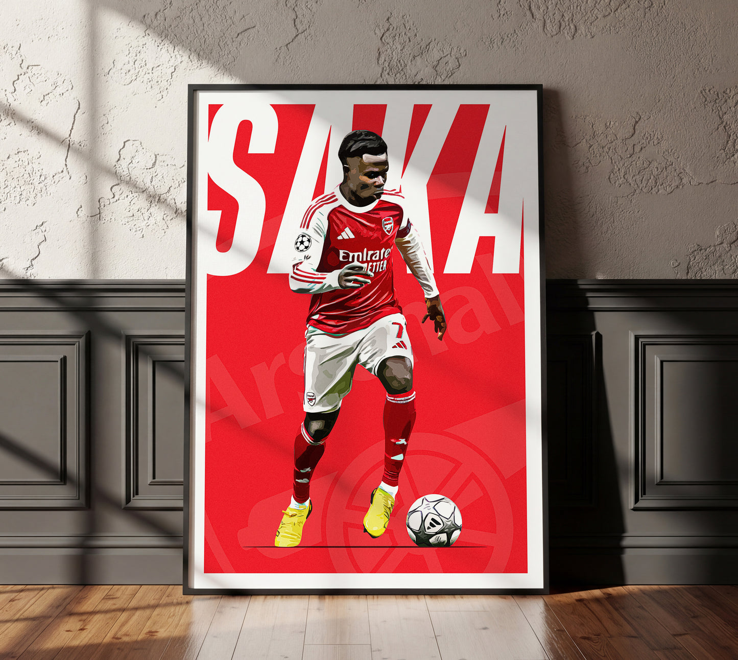 Bukayo Saka 25/26 4K (Home) Poster