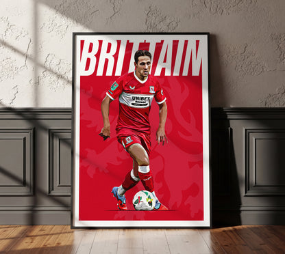 Callum Brittain 25/26 4K (Home) Poster