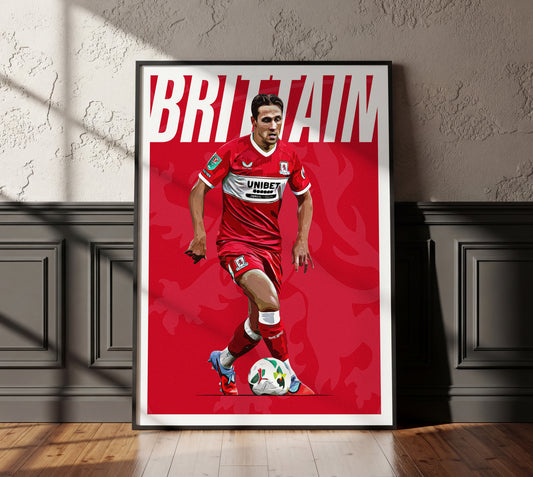Callum Brittain 25/26 4K (Home) Poster
