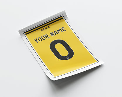 Wolves Shirt 24/25 Customisable Poster