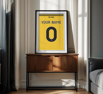 Wolves Shirt 24/25 Customisable Poster