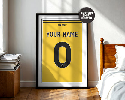 Wolves Shirt 24/25 Customisable Poster