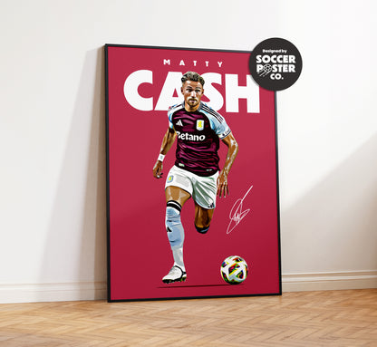 Matty Cash 24/25 4K Poster