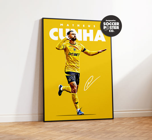 Matheus Cunha 24/25 4K Poster