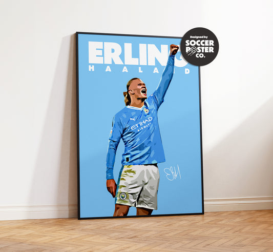 Erling Haaland 4K Poster