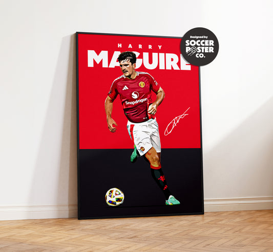 Harry Maguire 24/25 4K Poster