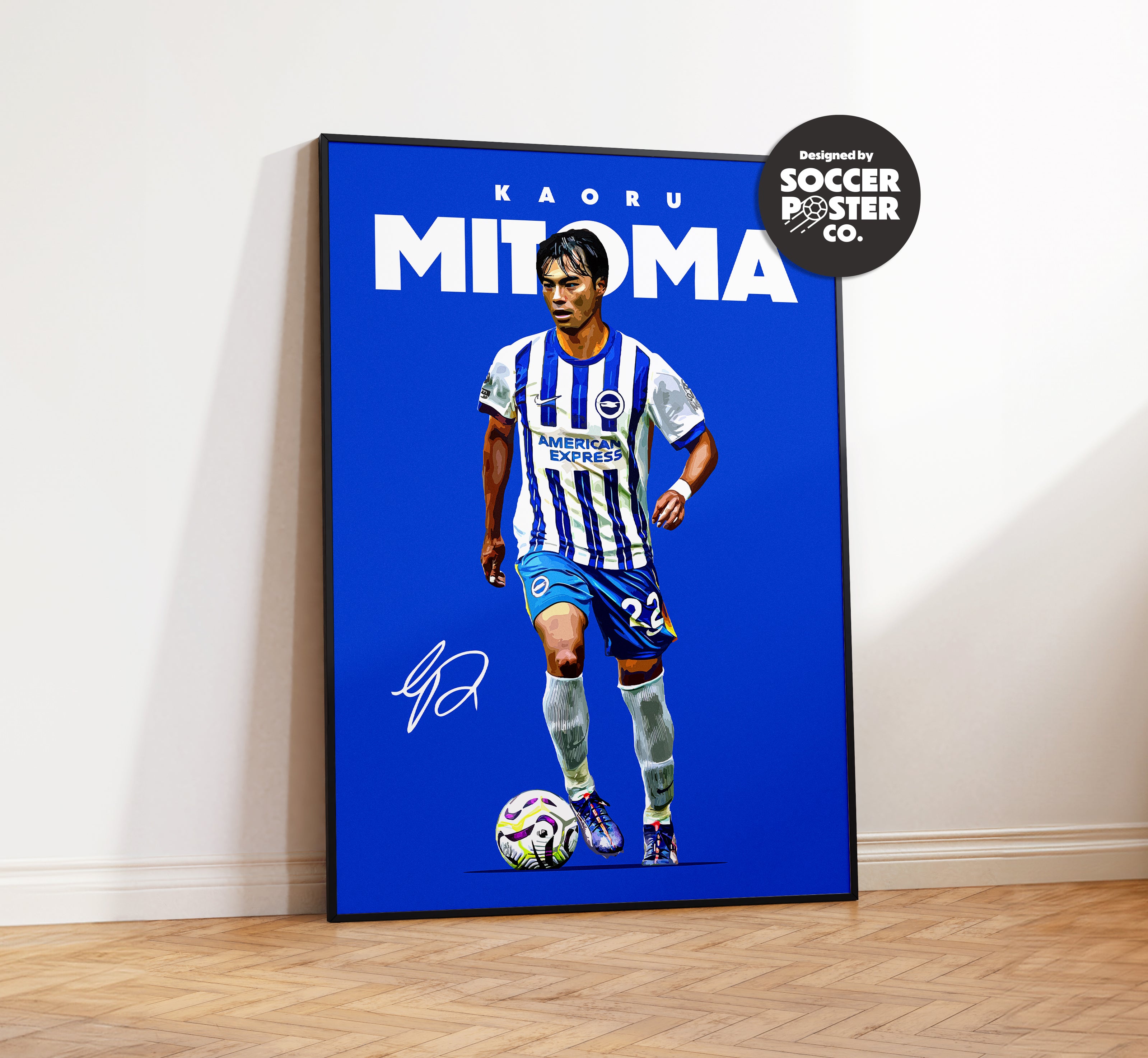 Kaoru Mitoma 24/25 4K Poster – SoccerPosterCo