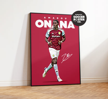 Amadou Onana 24/25 4K Poster