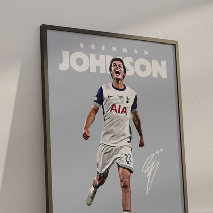 Brennan Johnson 24/25 Europa League 4K Poster