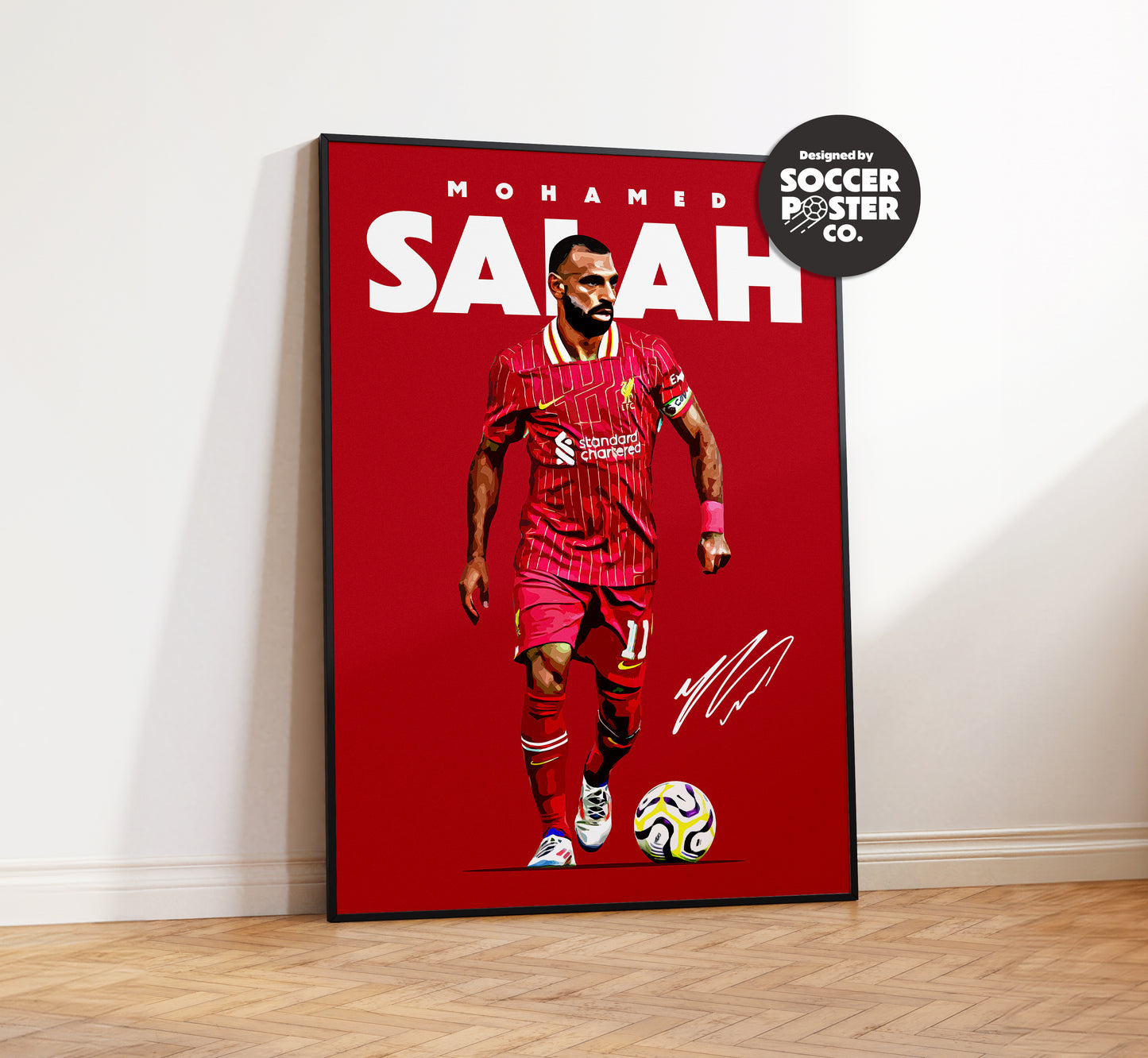 Mohamed Salah 24/25 4K Poster