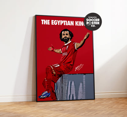 Mohamed Salah 'The Egyptian King' 4K Poster