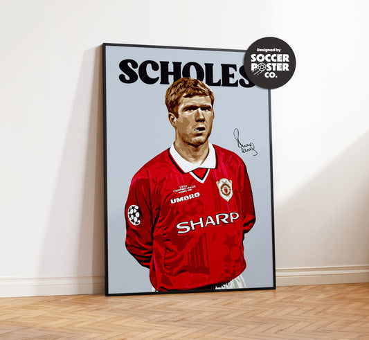 Paul Scholes 4K Poster