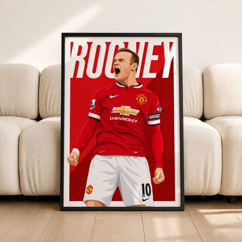 Wayne Rooney 2014 Poster