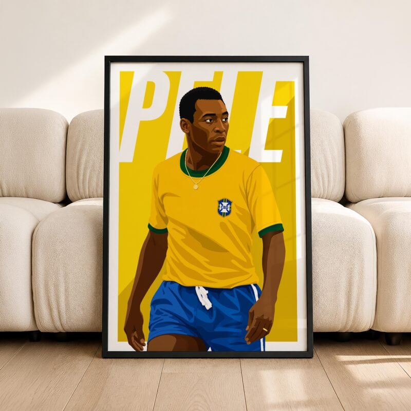 Pele (Brazil) 1970 Poster