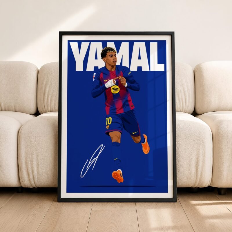 Lamine Yamal (26/27) Poster