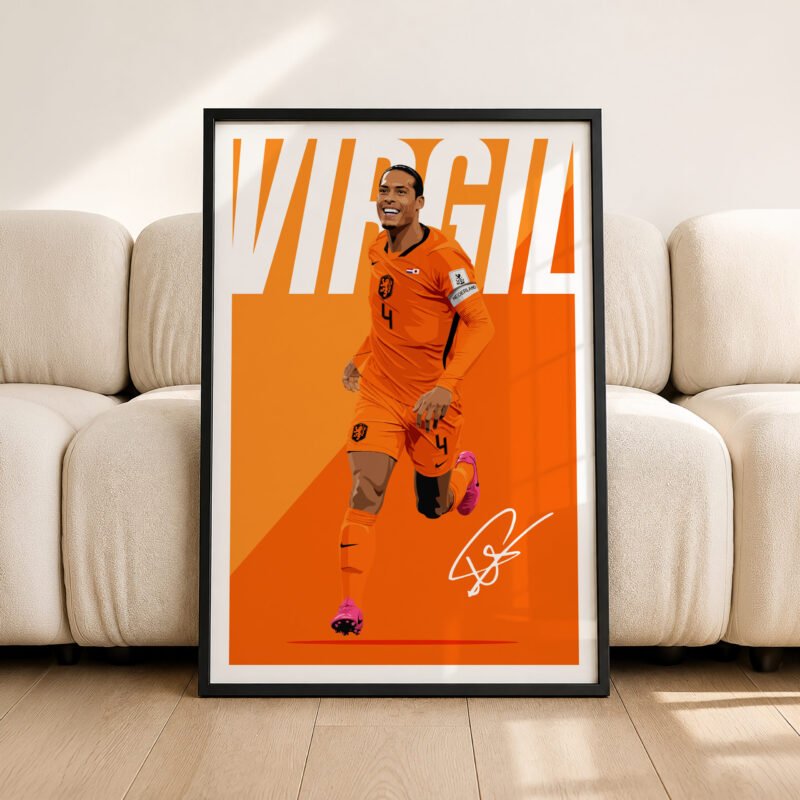 Virgil van Dijk (Netherlands) Poster