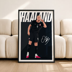 Erling Haaland (Norway) Poster