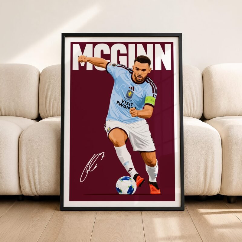 John McGinn (26/27) Poster