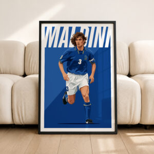 Paolo Maldini (Italy) 1998 Poster