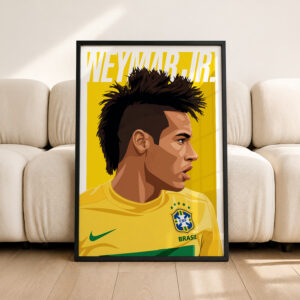 Neymar Jr. (Brazil) 2011 Poster