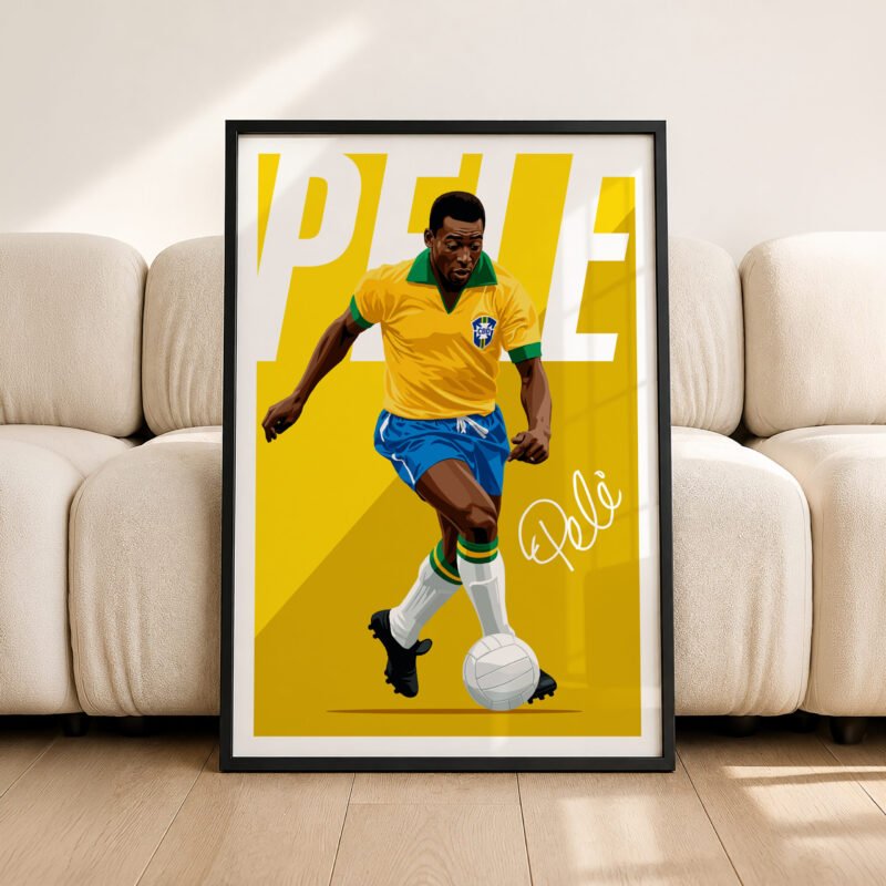 Pele (Brazil) 1966 Poster