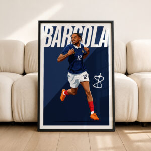 Bradley Barcola (France) Poster