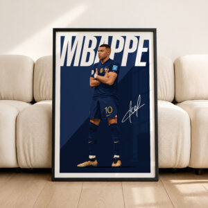 Kylian Mbappe (France) 2022 Poster
