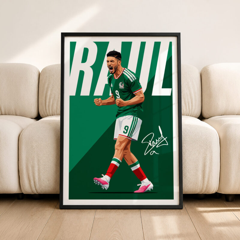 Raul Jimenez (Mexico) Poster