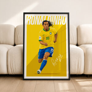 Ronaldinho (Brazil) 2006 Poster